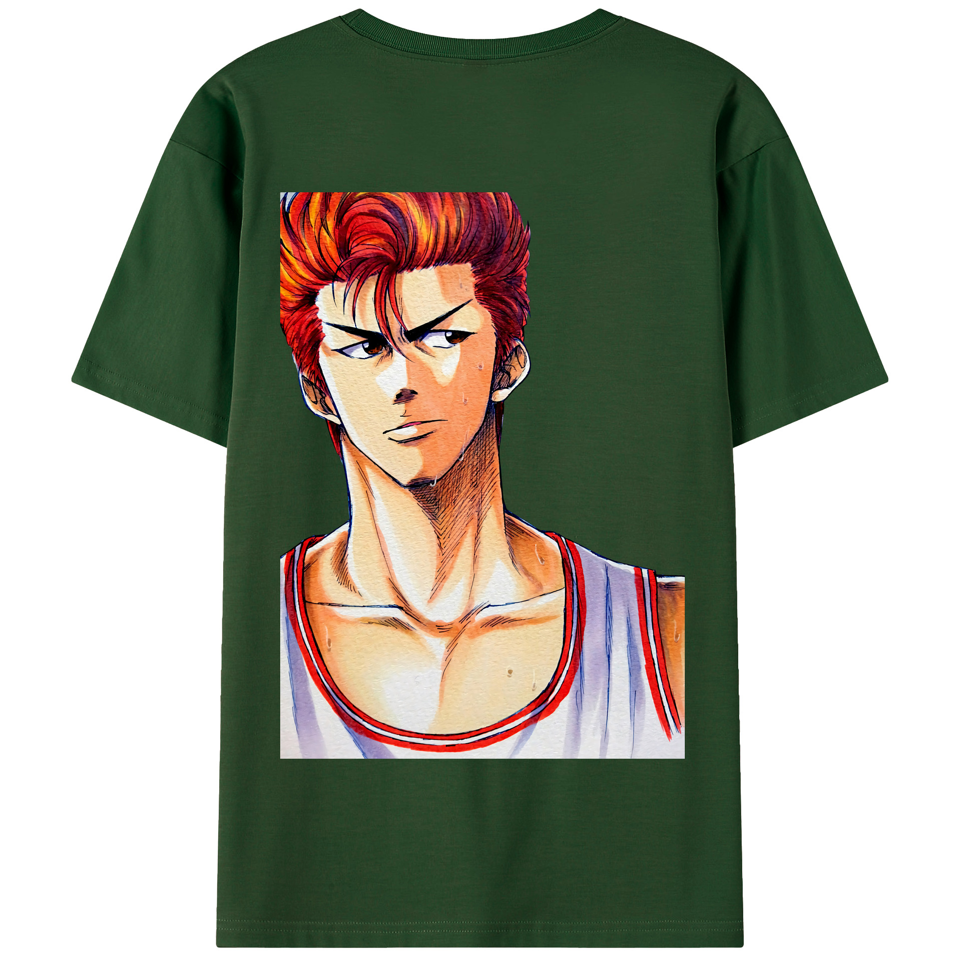 SLAM DUNK／スラムダンク 綿100％半袖Tシャツ（背面プリント）